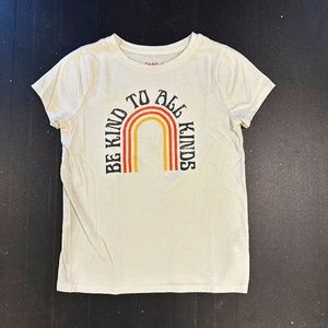 Cat & Jack T-Shirt | BE KIND TO ALL KINDS | sz M (7/8)